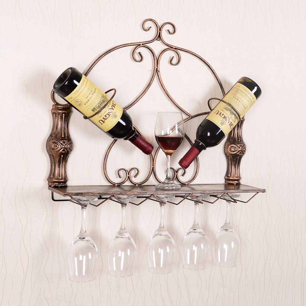 Casier à vin en fer compact pour organiser vos verres sans encombrer