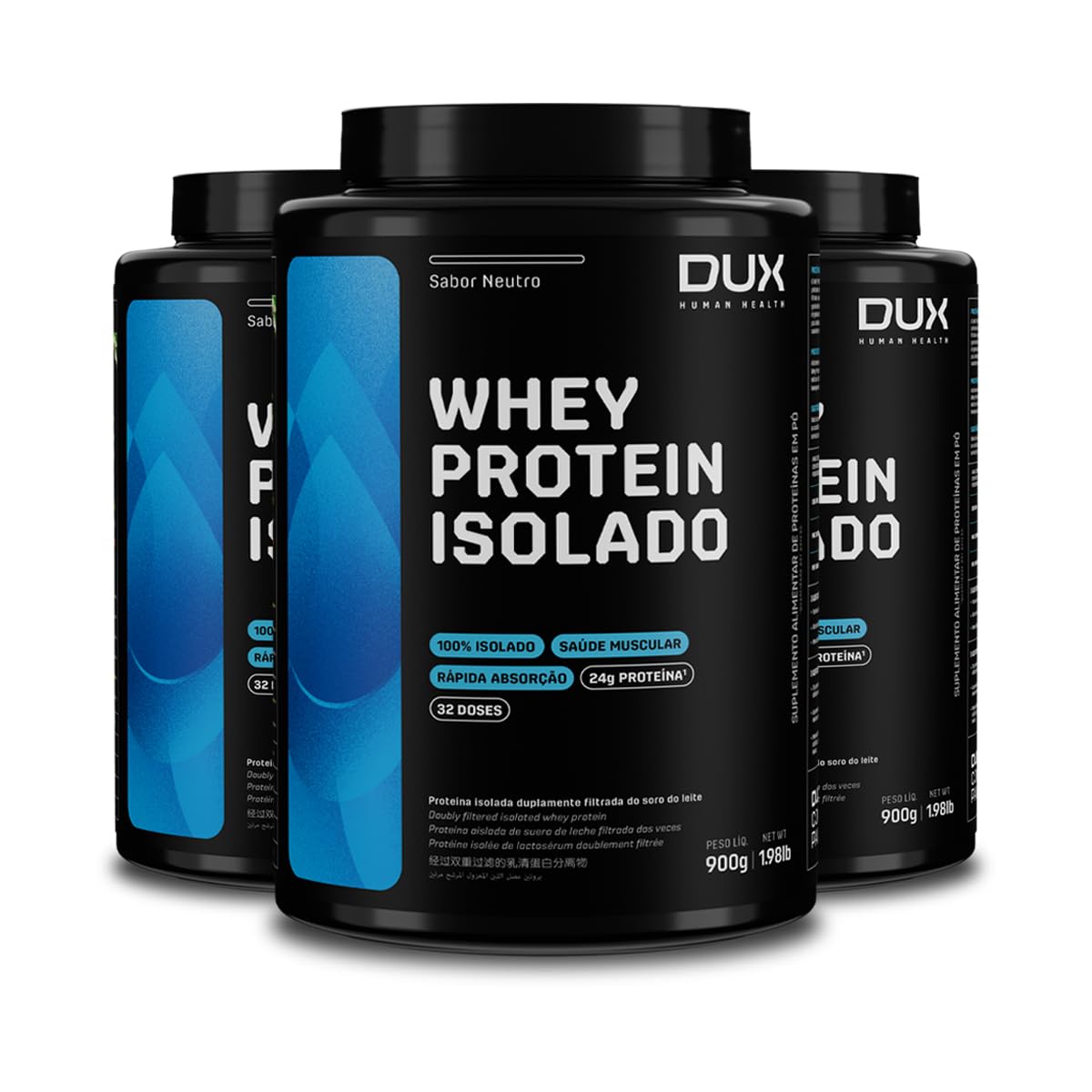 Kit 3 Whey Protein Isolado Dux Neutro 900g em promoção! Veja a oferta e mais achadinhos de Vitaminas & Suplementos 2 Hoje é o melhor dia para comprar Kit 3 Whey Protein Isolado Dux Neutro 900g com aquele preço maroto! Promoção! Aproveite a oferta! 2