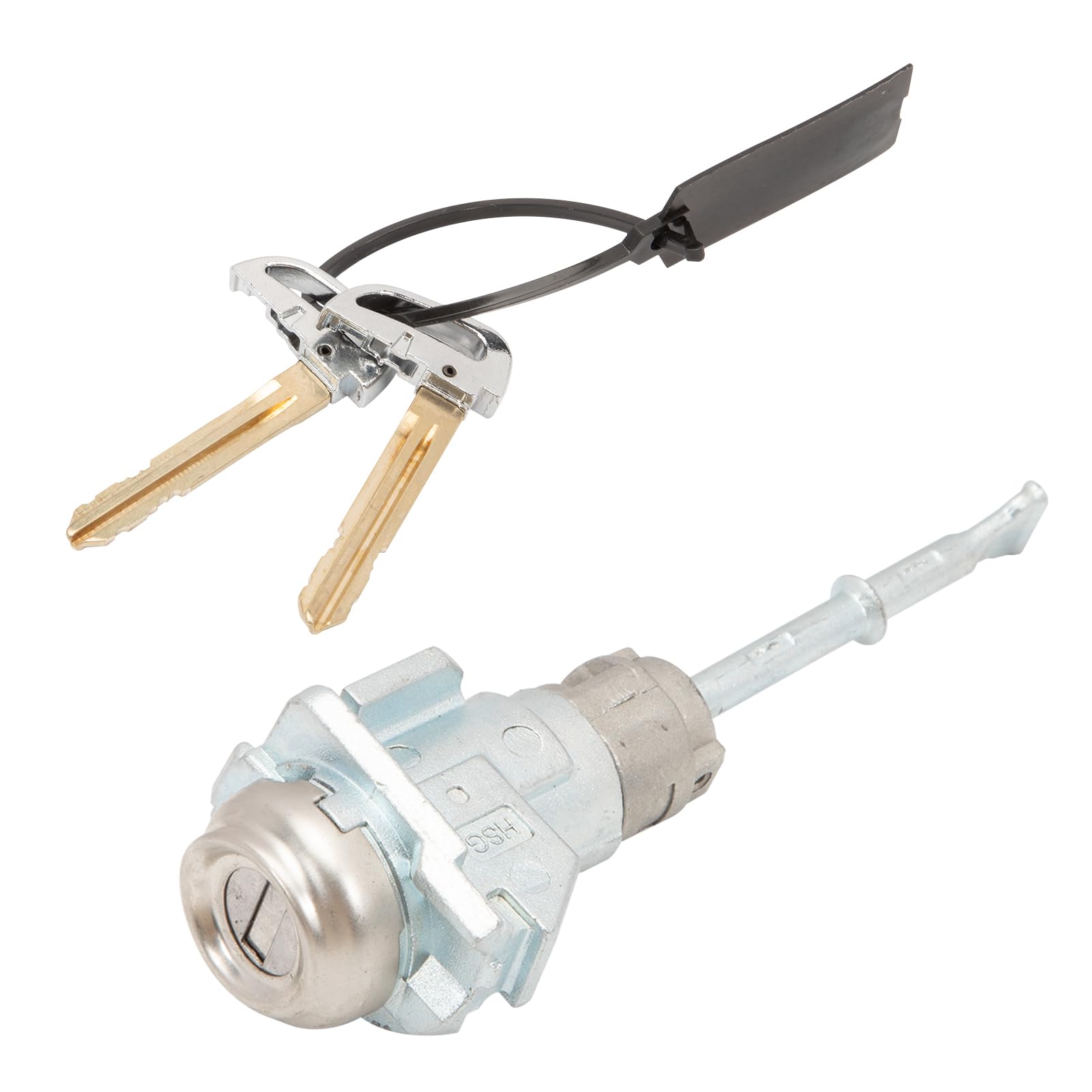 Power Door Lock Cylinder with 2 Keys Front Driver Side Compatible