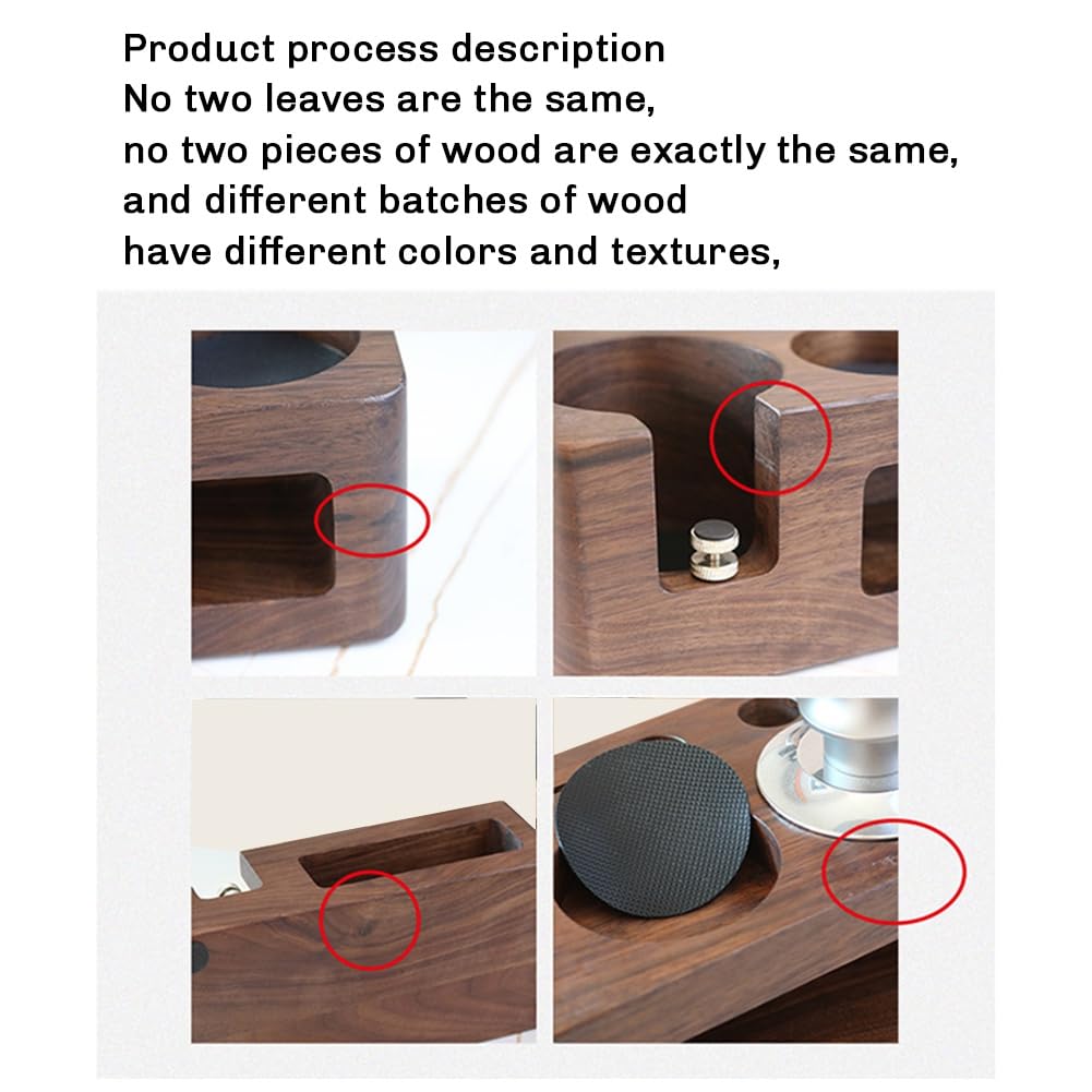 Uchwyt na tamper do kawy akcesoria do ekspresu do espresso stacja do ubijania kawy na blat kuchenny 51/53 mm