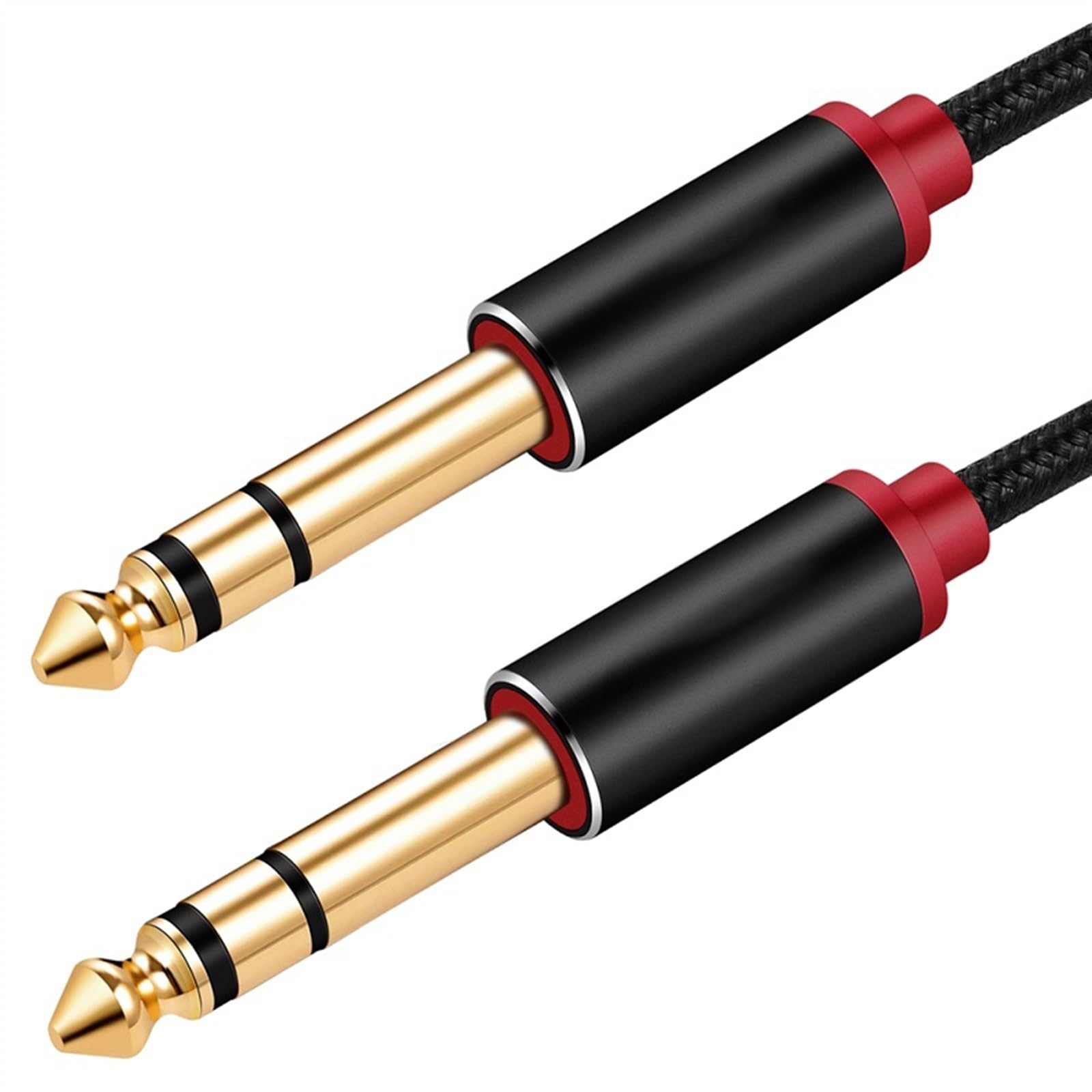 akcesoria do gitary Kabel Do Instrumentów Gitarowych 6.35mm (1/4) Kabel Audio TRS Do Gitary Elektrycznej Wzmacniacz Basowy Mandolina (Color : 5m)