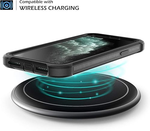 Miniatura 5 de Dexnor Funda para iPhone 11 Pro con protector de pantalla, transparente, resistente, de cuerpo completo, a prueba de golpes, parte trasera dura, de