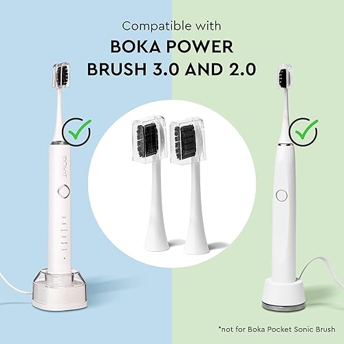 Miniatura 9 de Boka Pasta de dientes sin flúor Nano hidroxiapatita, blanqueamiento* - Refresh Mint Flavor, 4 onzas líquidas + cepillo de dientes eléctrico 3.0 para