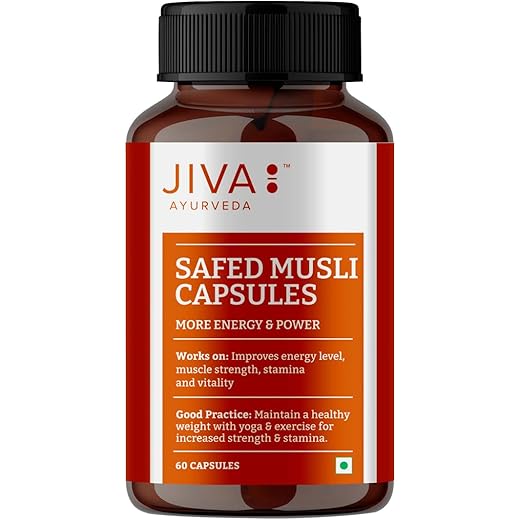 Jiva Musli Capsules 60 Count