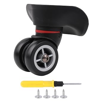 Universal Swivel Wheel RightBig Suitcase Wheel 1R 115W Series W042 Wheel Replacement Black