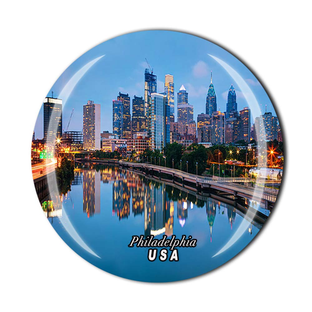Philadelphia USA Fridge Magnet Souvenir Gift Refrigerator Magnetic Sticker Collection
