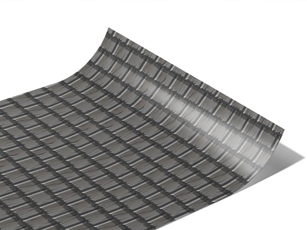 Amazon.com: Rwraps Roofing Tile Grey Shake Gloss Vinyl Film