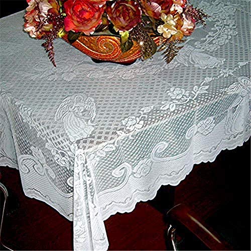 Napperons vintage en dentelle polyester 152x228 cm NC AMIPOS - 4