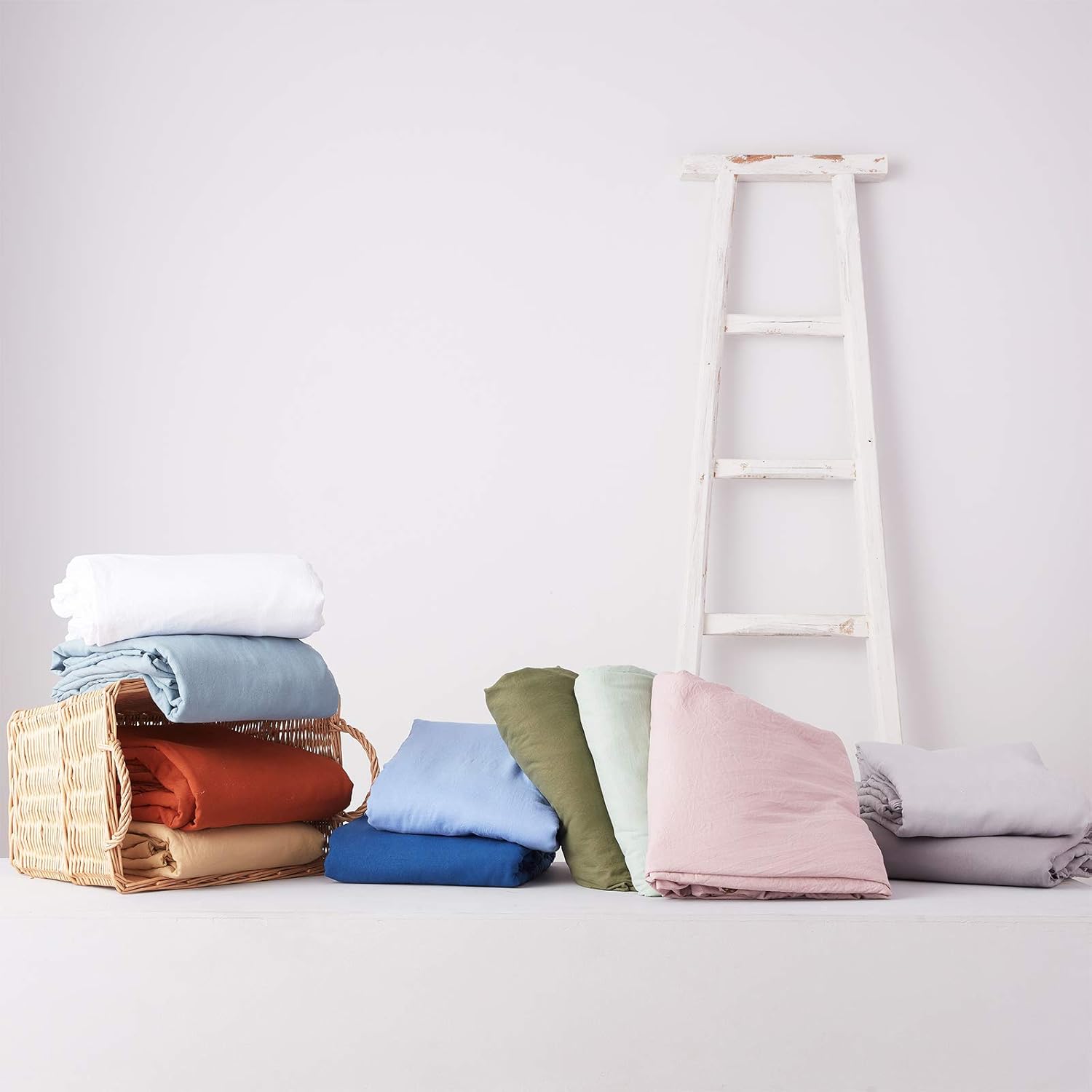 NexHome Duvet Cover Sets Queen Size Rust/Burnt Orange Double Brushed Microfiber Button Closure & Corner Ties-Breathable and Soft-3pcs : Home & Kitchen