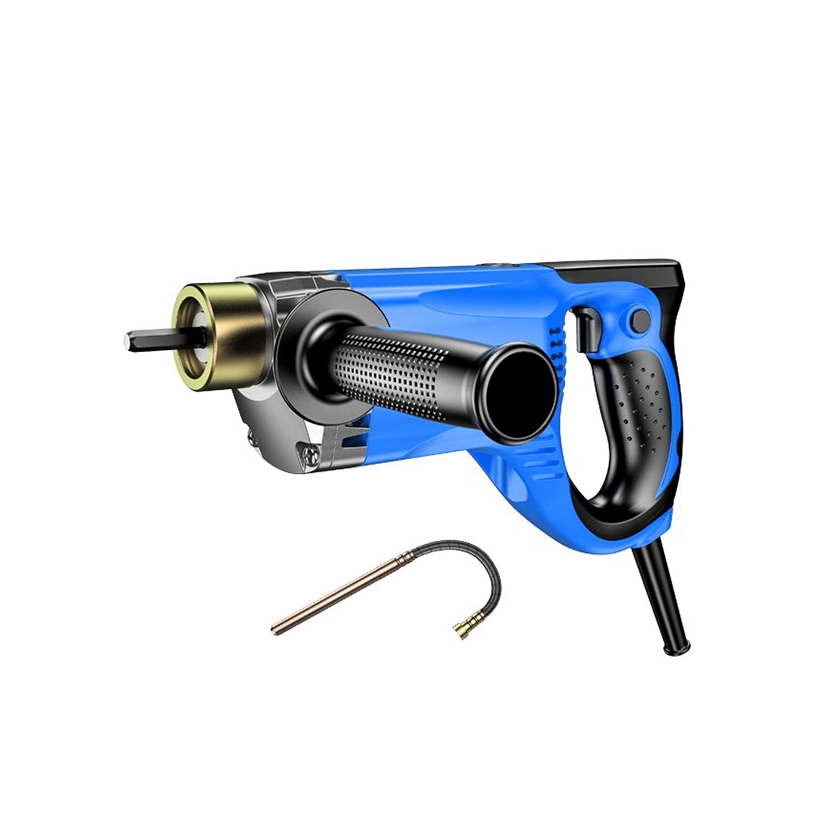 Estilo aleatorio Mano Power Hormigón Vibradores Cement Bubble Remover con 1m 1.2m .5m Herramientas de cemento la varilla cobre, Serie de construcciones(1980W motor+1 meter rod)