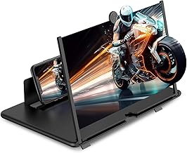 16-inch Screen Amplifier [2026 Industry New Enhanced Model with Large Screen Enjoyment] Smartphone Magnifier Stand, HD 5x 3D Mobile Phone Screen Magnifier, Eye Protection, Reduce Fatigue