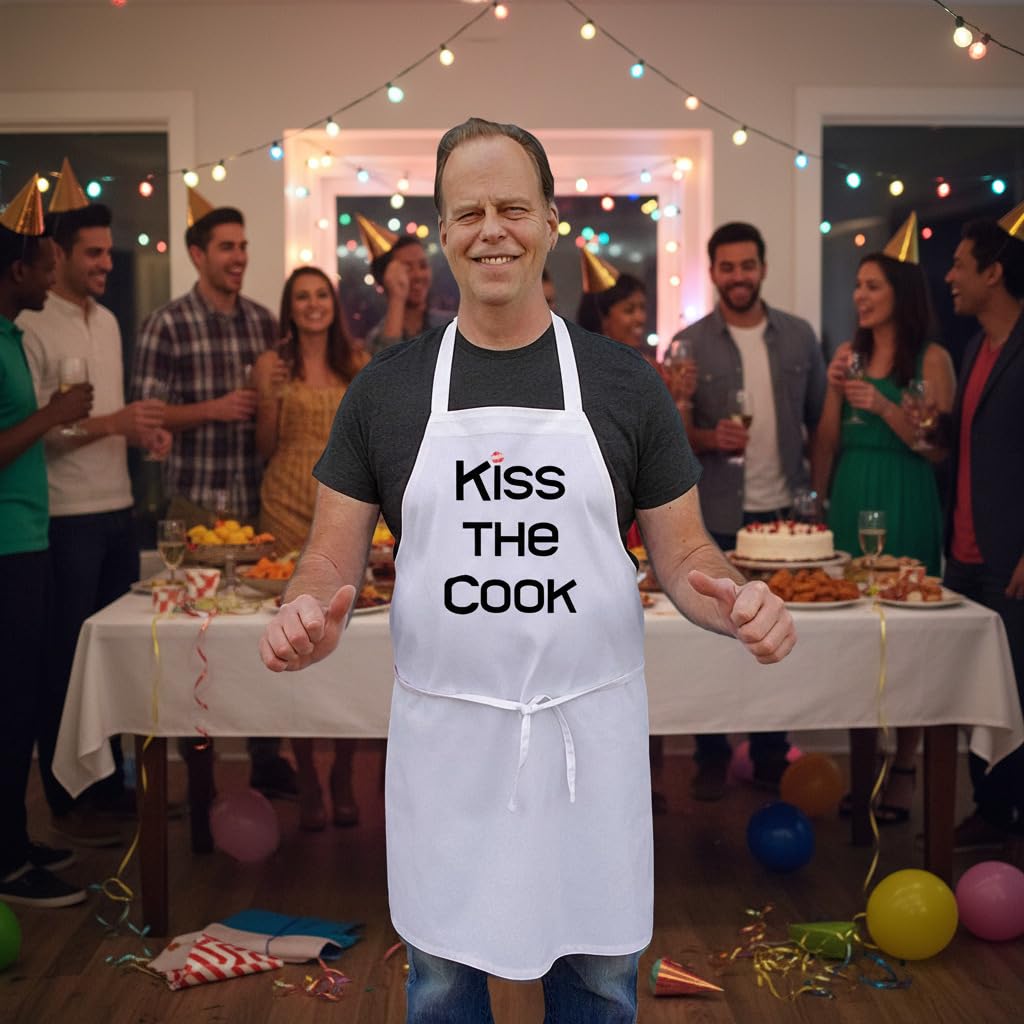 Kiss The Cook – delantal para su cocina