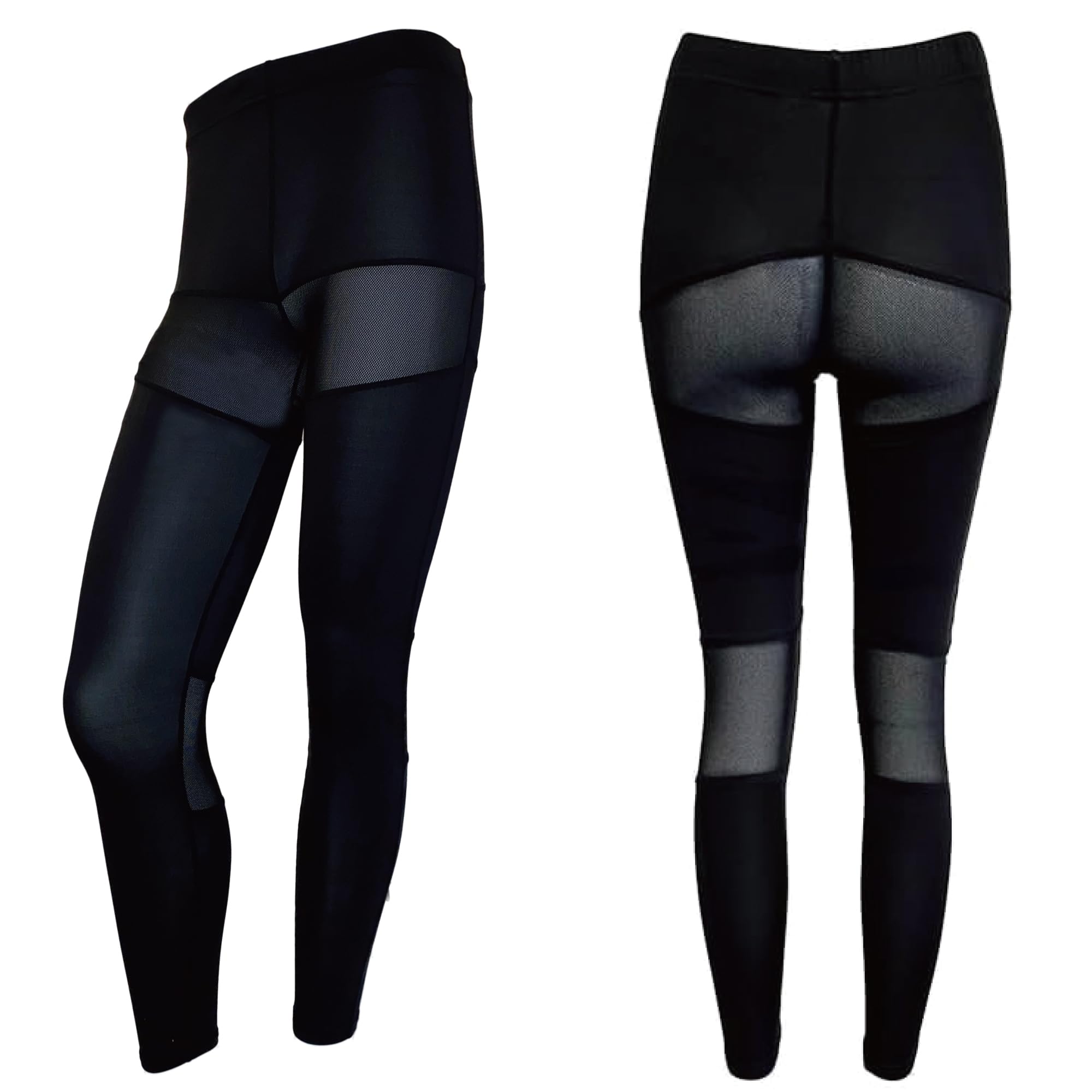 Amazon | [RUN JOURNEY] スポーツタイツ メッシュ ランニングタイツ