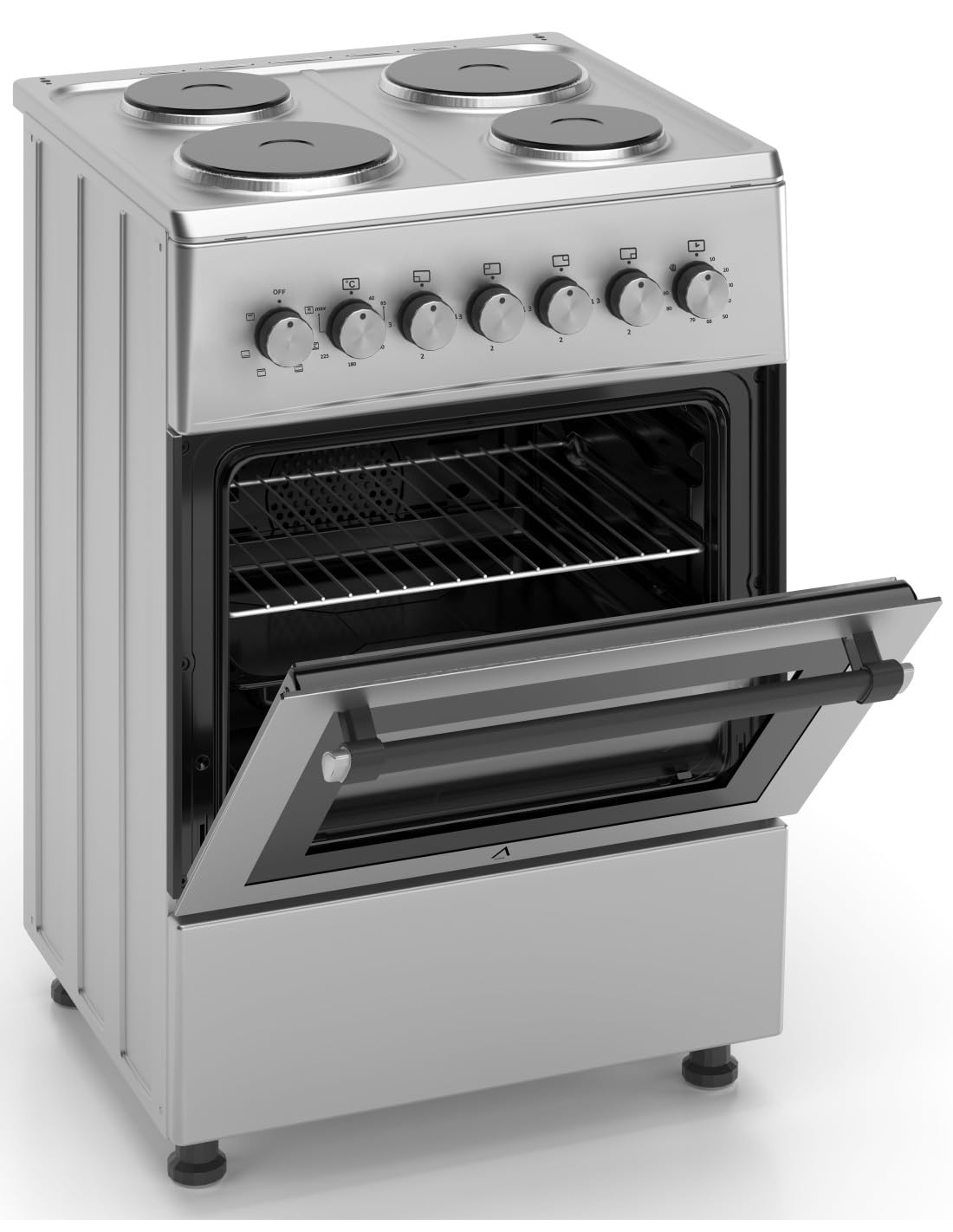 ALPHA Cocina Eléctrica VULCANO LUX-60E Inox, Horno 6 Funciones.