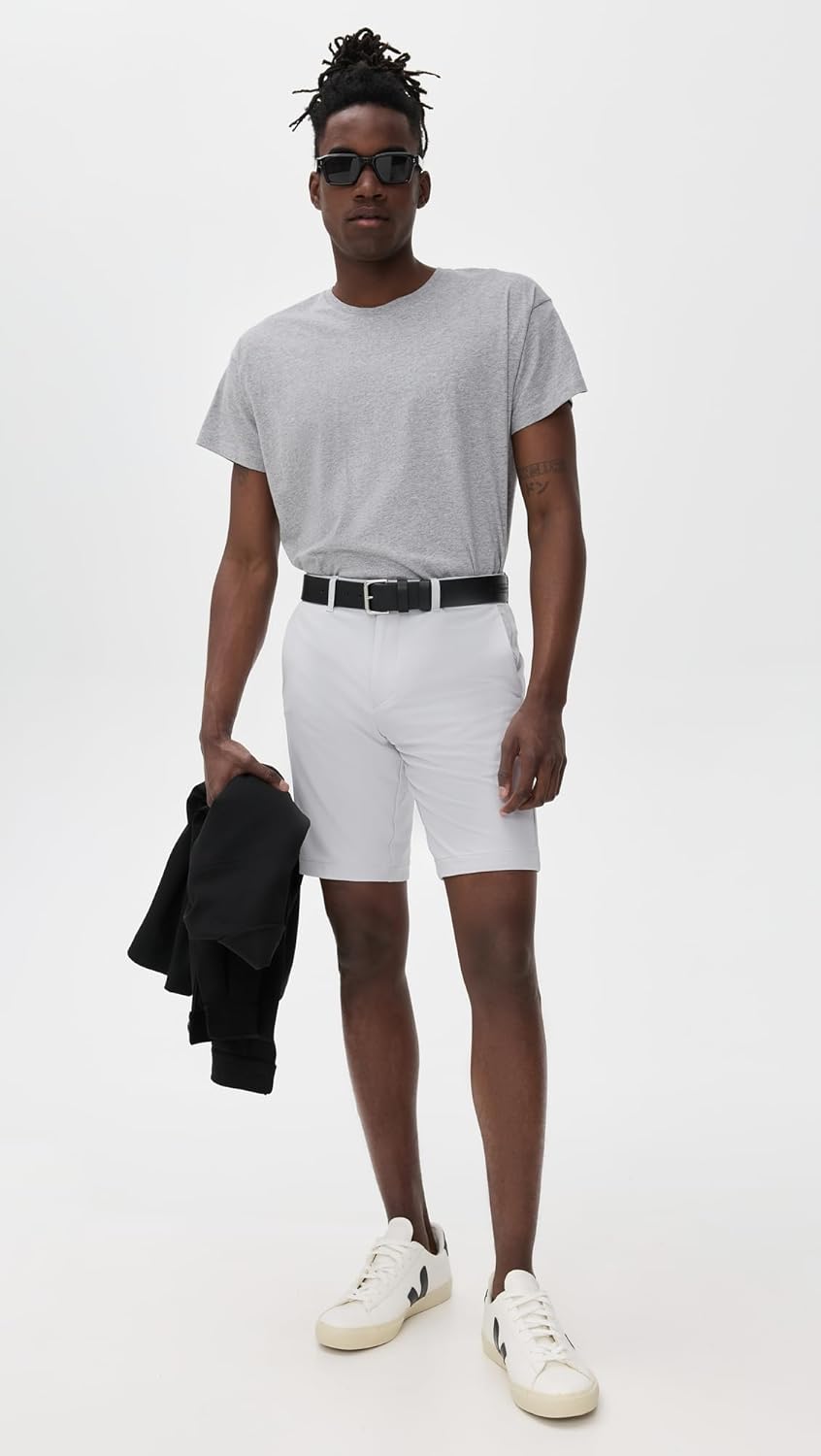 BOSS Mens Techno Twill Chino Shorts - Image 5