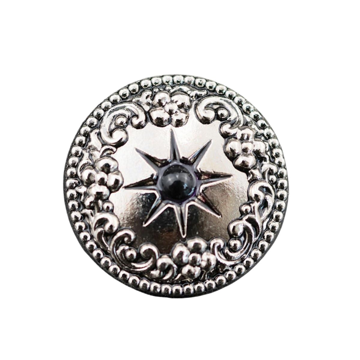 ROCKPOEM 12pcs Imitation Turquoise Buckles, Decorative Screw Back Buttons, Western Style Leather Conchos, Vintage Wallet Repair Supplies, DIY Leathercraft Accessories, Sewing Bags