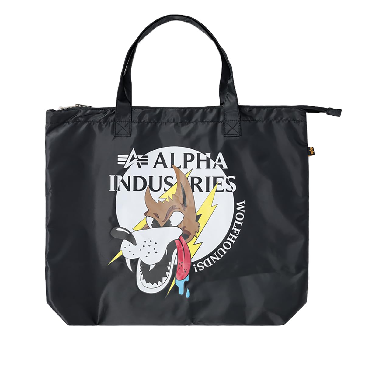 Alpha Industries Unisex Noir Tote Bag Wolfhounds