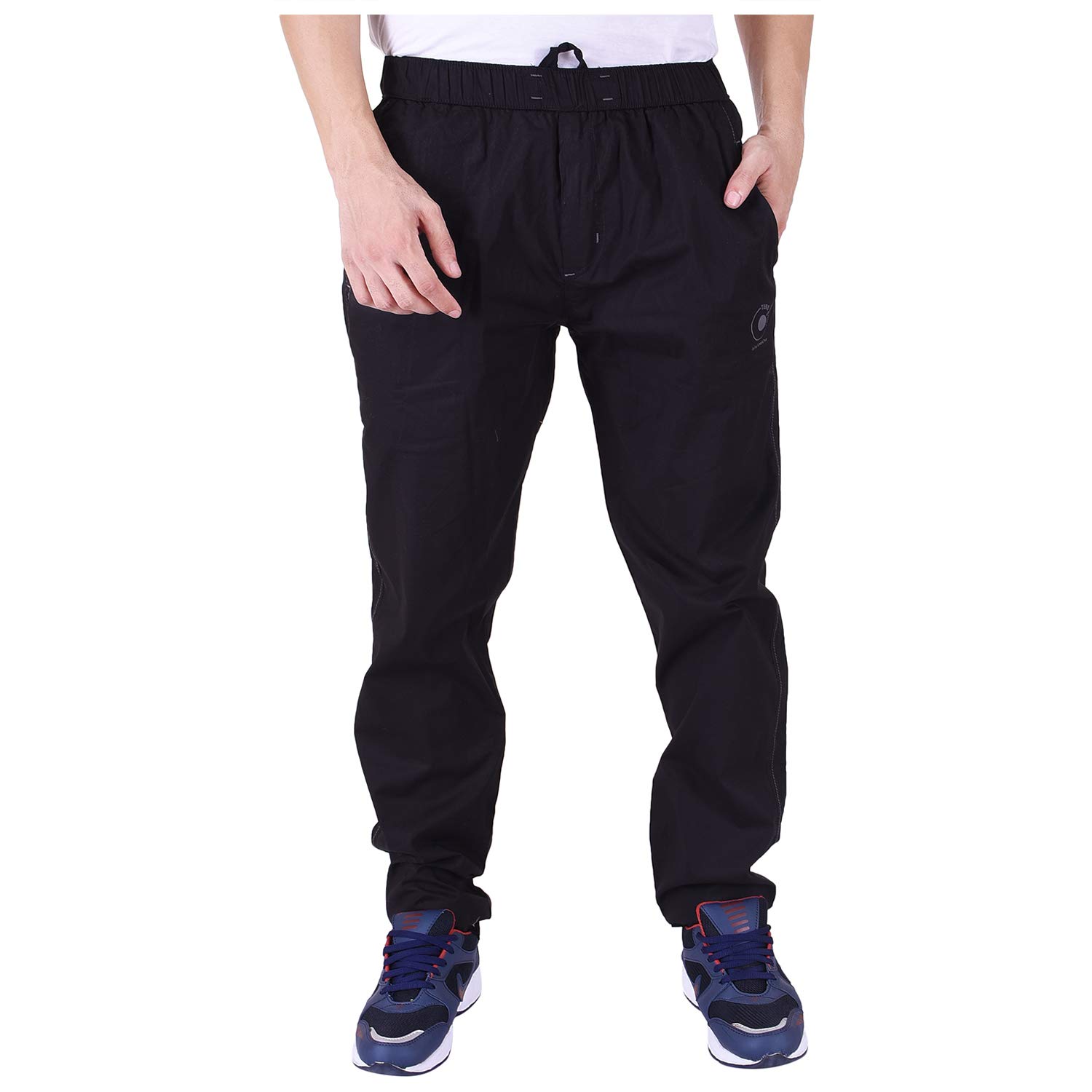 Mountain Colours Solid Men's Track Pants (MC_TRQ-01_Black)