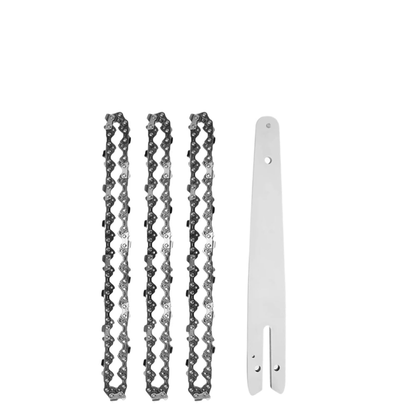 Łańcuch do piły łańcuchowej, Łańcuch do mini piły łańcuchowej elektrycznej 8 cali, skok 1/4", 0,043", 45DL, półdłuto, opakowanie 2 szt.(8inch Set 2)