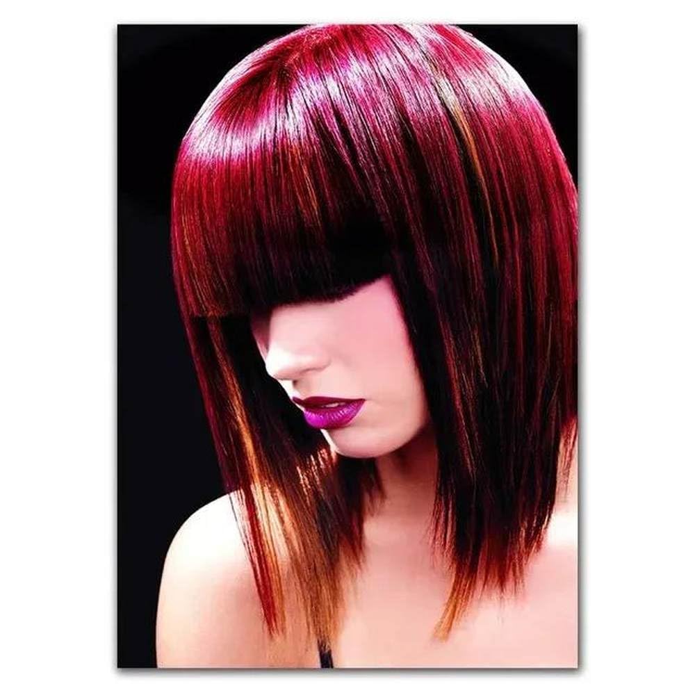 WSJIJY Canvas Print Hair Hairdressing Art Posters Men And Woman Hairstyle Model Hairdresser Barber Shop Canvas Painting Wall Art Picture Salon Decor Gift,60X90Cm No Frame