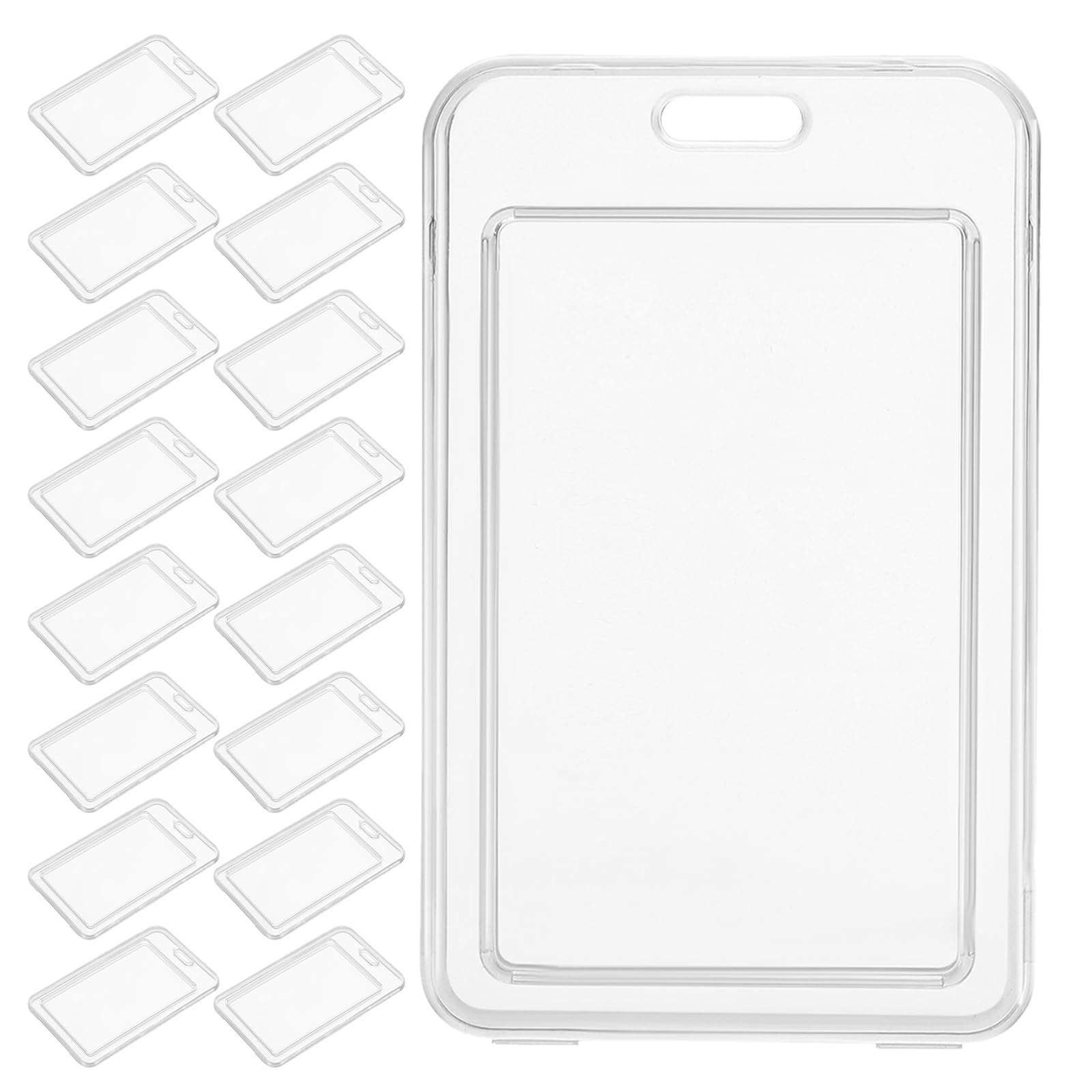 Fundas transparentes de plástico para el control de acceso en oficinas 8