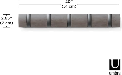 Miniatura 3 de Estante flotante Umbra Flip 3 para colocar en la pared.