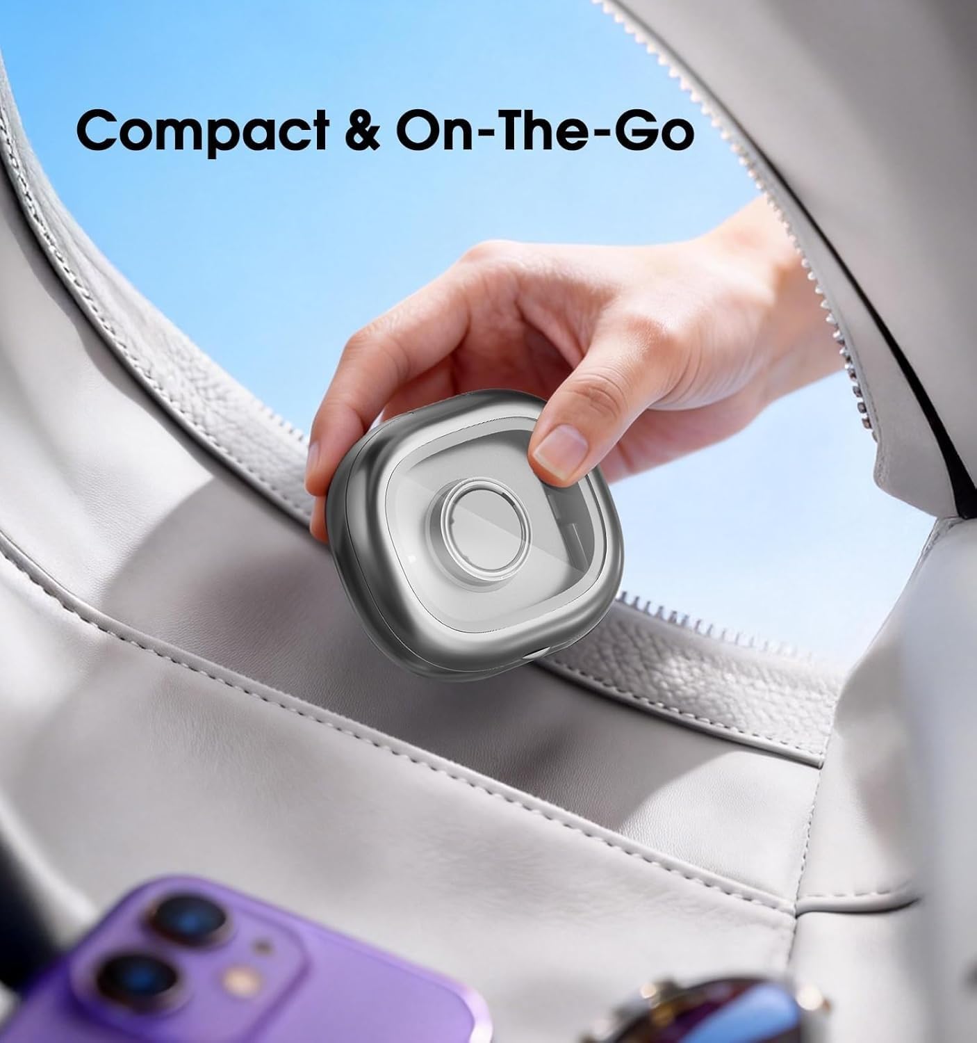Startbuymore Oura Ring 4 Ladehülle, 2000 mAh Ladehülle, kompatibel mit OURA Ring Gen 4 und mit Echtzeit-Akkuüberwachung und 45-Tage-Standby-Zeit (Silber)