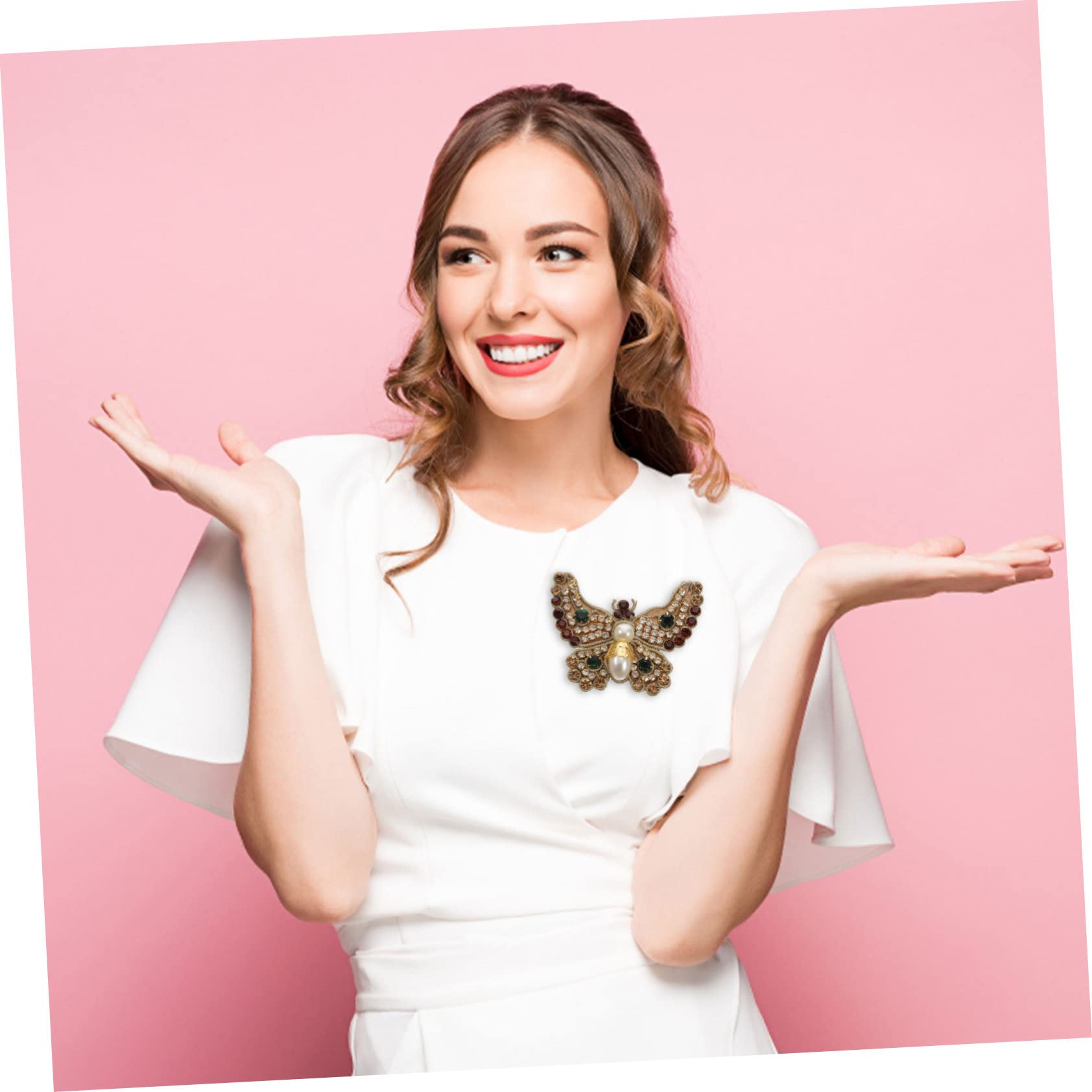 TEHAUX 4pezzi Termoadesiva Forma Di Farfalla Strass Per Abbigliamento e Decorazioni Patch Fai Da Te Per Giacche Cappelli e Scarpe