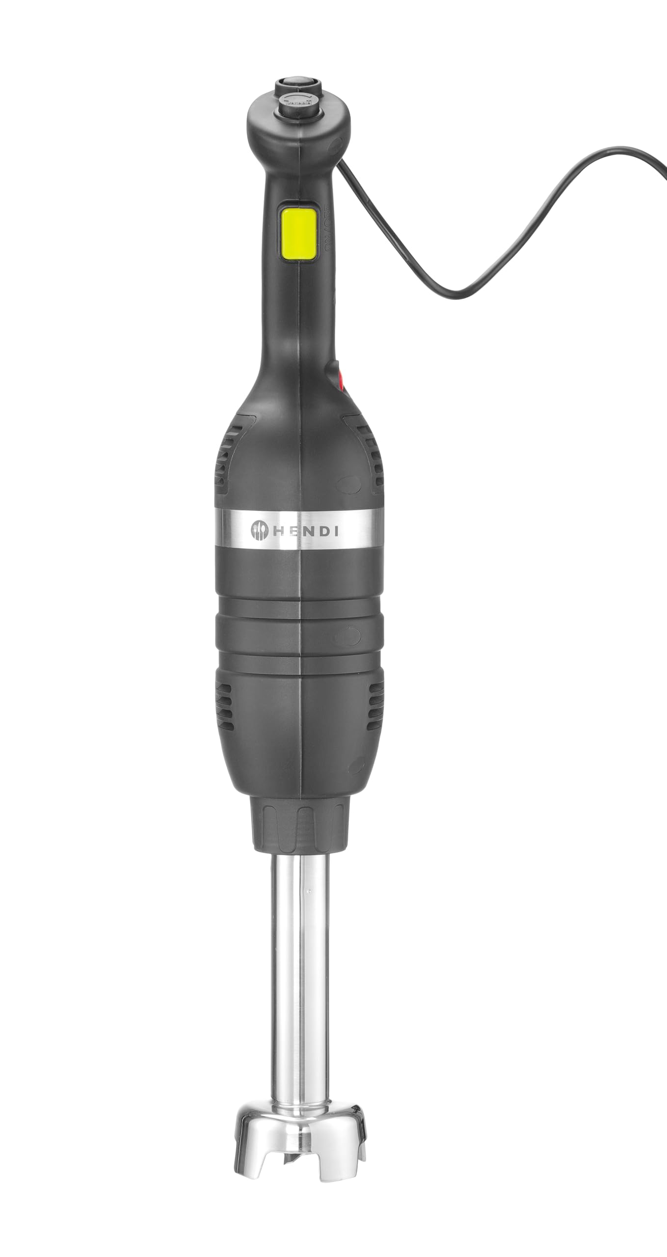 HENDI blender ręczny, długość pręta: 250 mm, zmienna prędkość: 4000 do 16 000 obr./min, pojemność do 20 l, silnik wentylowany, mikser ręczny, ø100 x 666 mm, 230 V/350 W, stal nierdzewna, poliamid