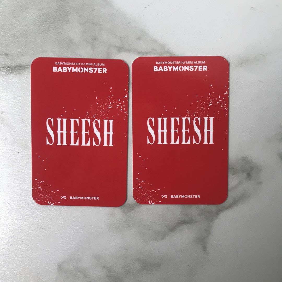 Amazon.co.jp: BABYMONSTER 韓国 サノクSHEESH 公開放送 トレカ ラミ2  