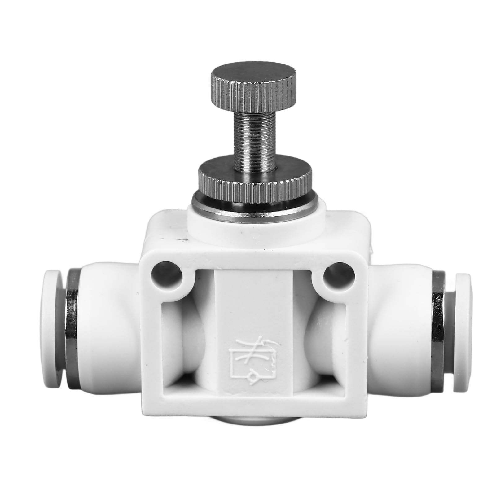 Raccordo per tubo dell'aria regolabile con connettore pneumatico rapido per valvola di controllo del flusso della conduttura Set 25 pezzi Materiale plastico durevole per