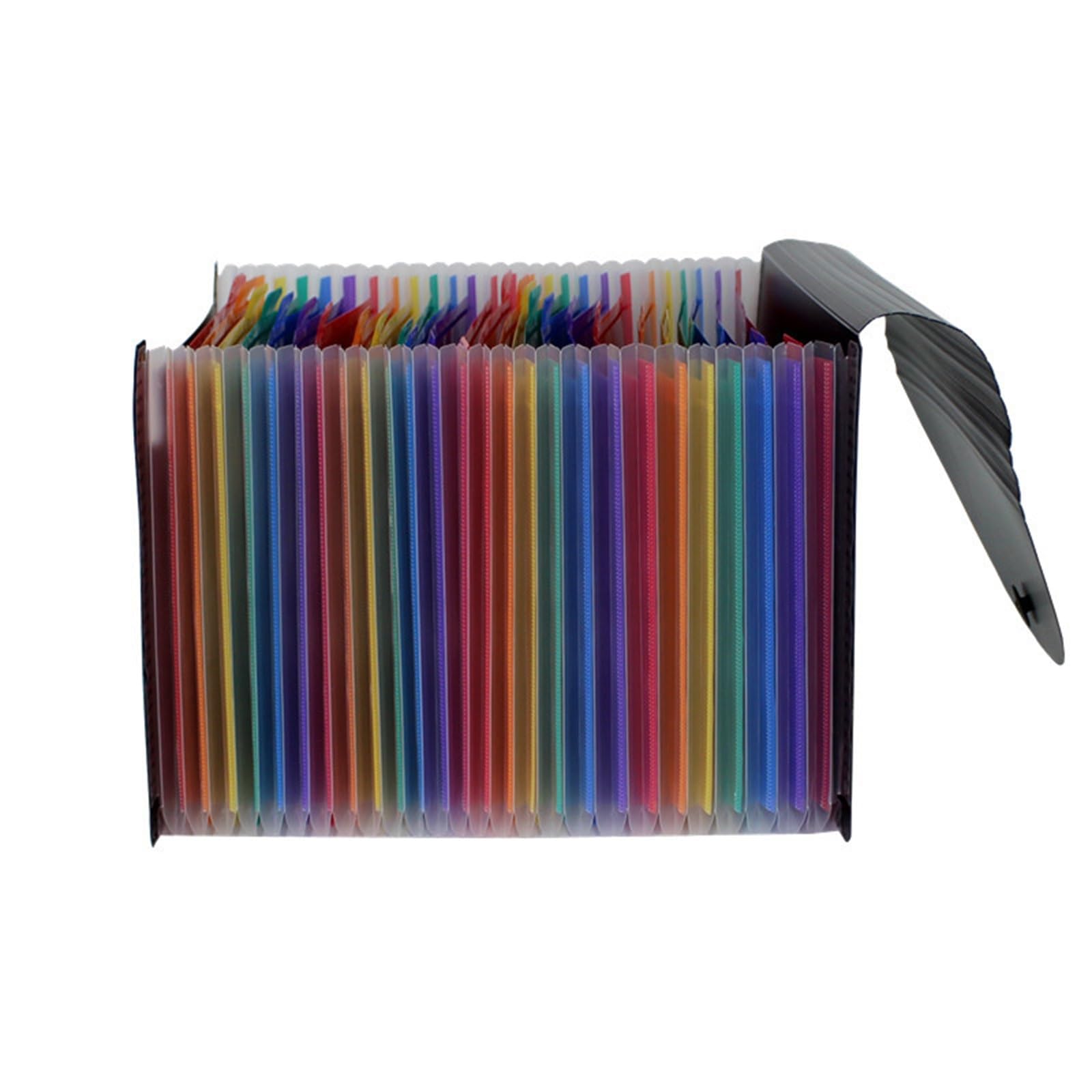Carpeta Mini carpeta retráctil de organza A4 26 capas, soporte papel multicapa para Almacenamiento de Archivos