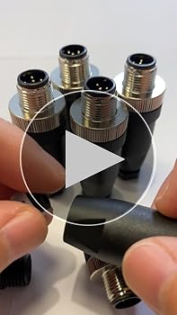 Amazon.com: FOWIUNYE M12 5 Pin Male Connector, A Code