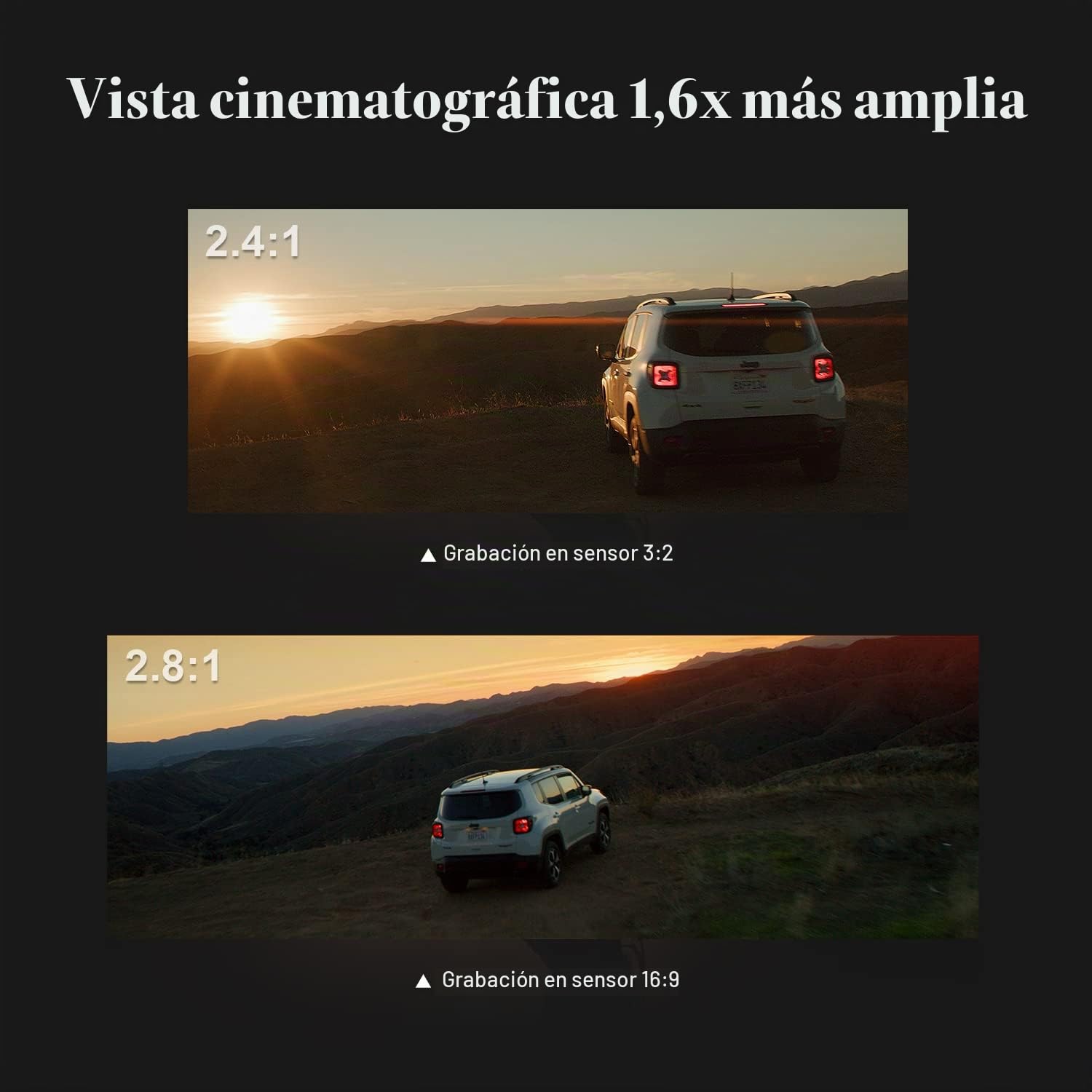 SIRUI Saturn 35mm T2.9 1.6X Full Frame Carbono Fibra Anamorphic Lens, Ligero Cine Cinema Objetivo Lens Lenses Lente para Drones, estabilizadores de cardán de Mano (E Mount, Blue Flare)