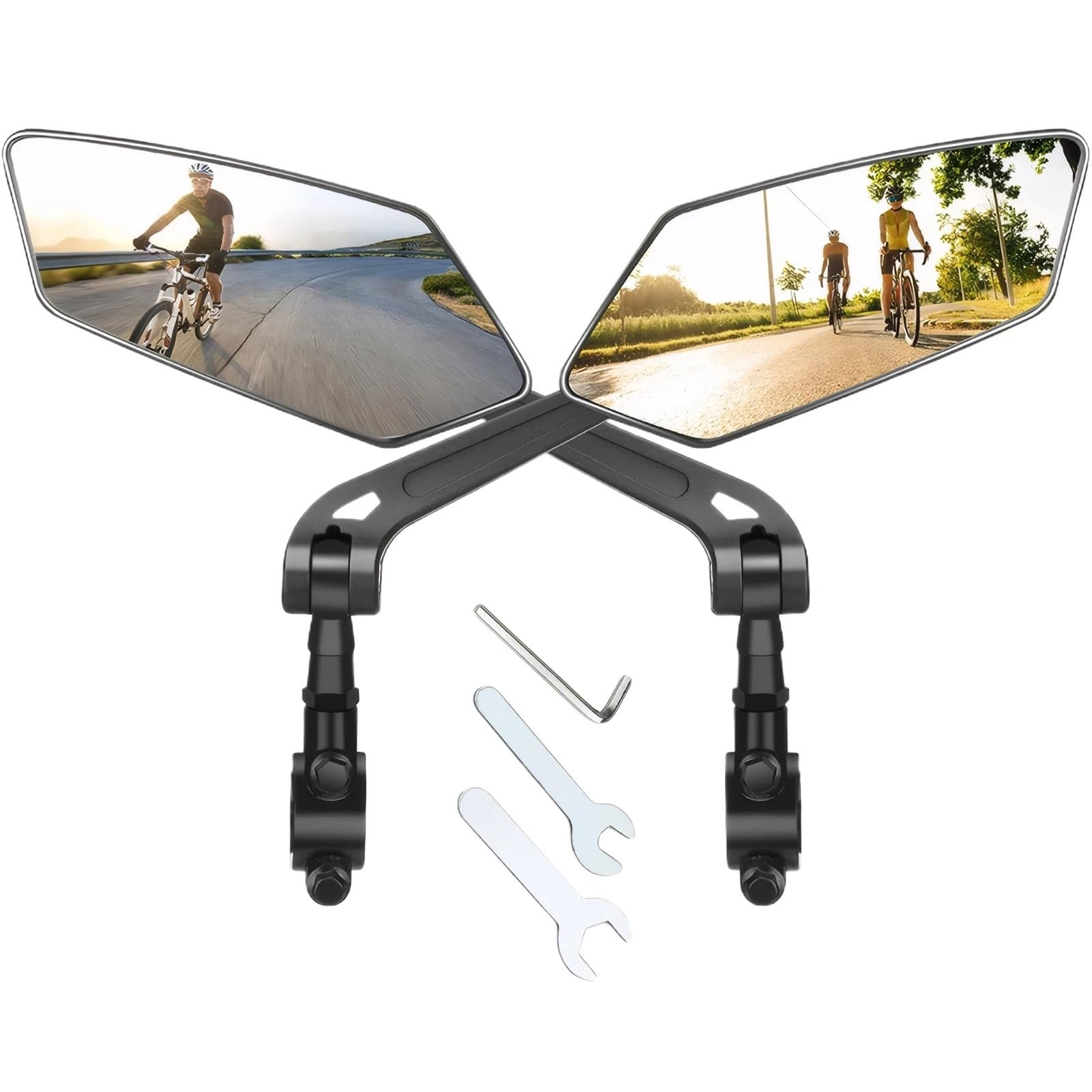 2 Stück Definition Field of View Fahrradspiegel for E-Bike-Zubehör mit robuster Konstruktion