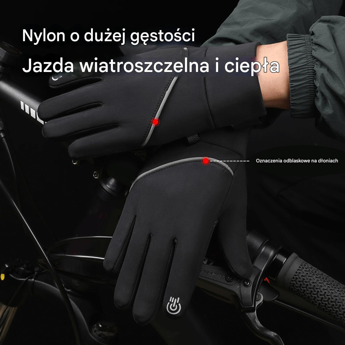 Rękawice Grzejące Dla Mężczyzn,Zasilane USB Wodoodporne Ciepłe Rękawice | Regulowana Temperatura Grzania dla Roweru Narciarstwa Wędrówek Kempingu Wędkarstwa Łowiectwa