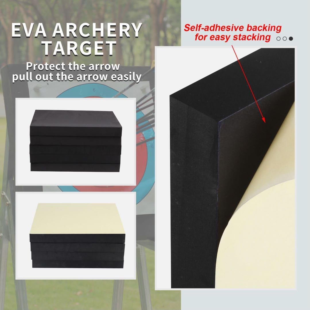 SPG Archery Target for Backyard Adult, EVA Foam Big Archery Target Durable Bow and Arrow Target for Backyard Shooting Practice with Arrow Puller