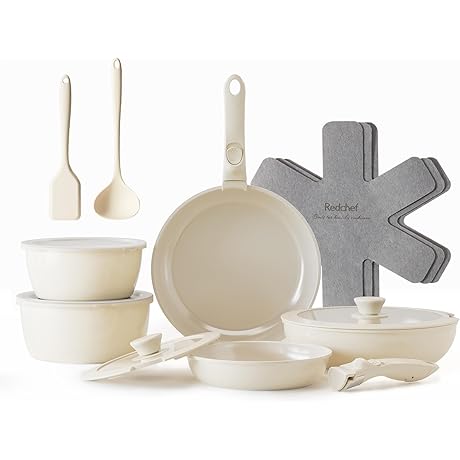 Red Chef Cookware Set: The Premium Non-Stick Ceramic Cooking Experience