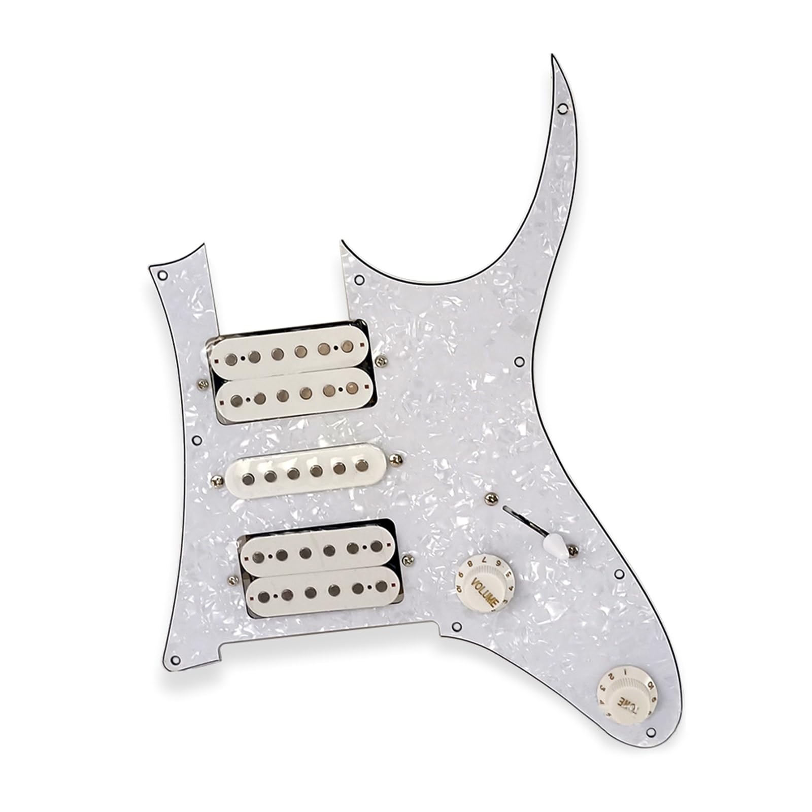 Pickguard guitare électrique pré-câblé HSH avec micros Alnico pour remplacement - 7