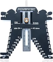 Vista 11 de POWERTEC Juego de 15 barras de configuración de altura de bloques de ajuste, barras de configuración de mesa de enrutador para la altura de la broca