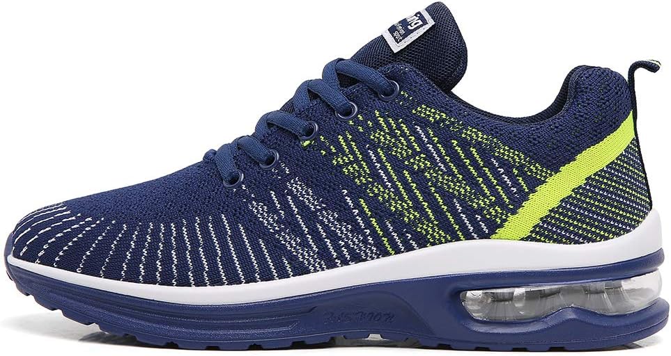 Ezkrwxn Women Sport Running Shoes Athletic Tennis Walking Sneakers Mesh Breathable Comfort Gym Runner Jogging Shoes Blue Size 8