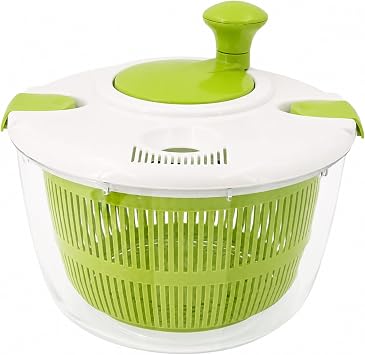 Salad Spinner, Lettuce Spinner with Drain, 5.3 Quarts Capacity.