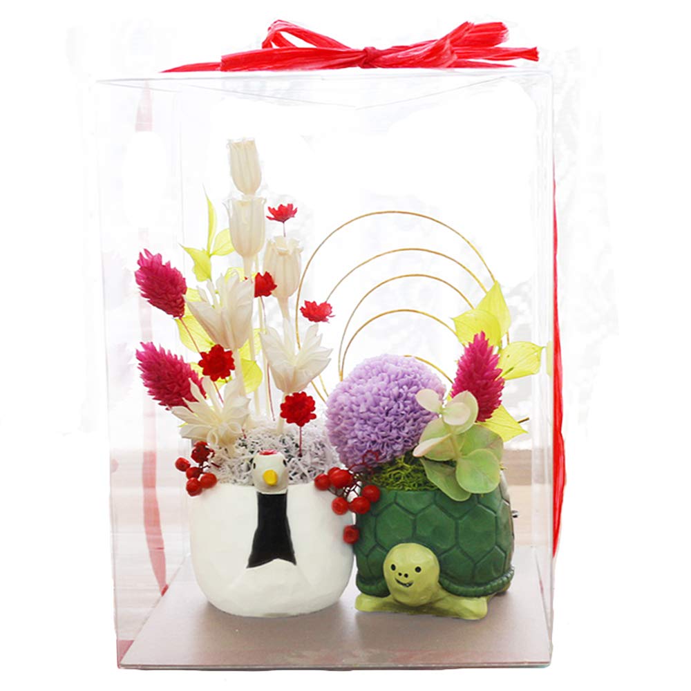 年末SALE❤︎お正月飾り❤︎クリアケースアレンジ❤︎木製プレート 年末SALE❤︎お正月飾り❤︎クリアケースアレンジ❤︎木製プレート