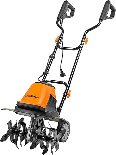 LawnMaster TE1016M - Tiller eléctrico de 10 amperios 16 pulgadas LawnMaster TE1016M - Tiller eléctrico de 10 amperios 16 pulgadas