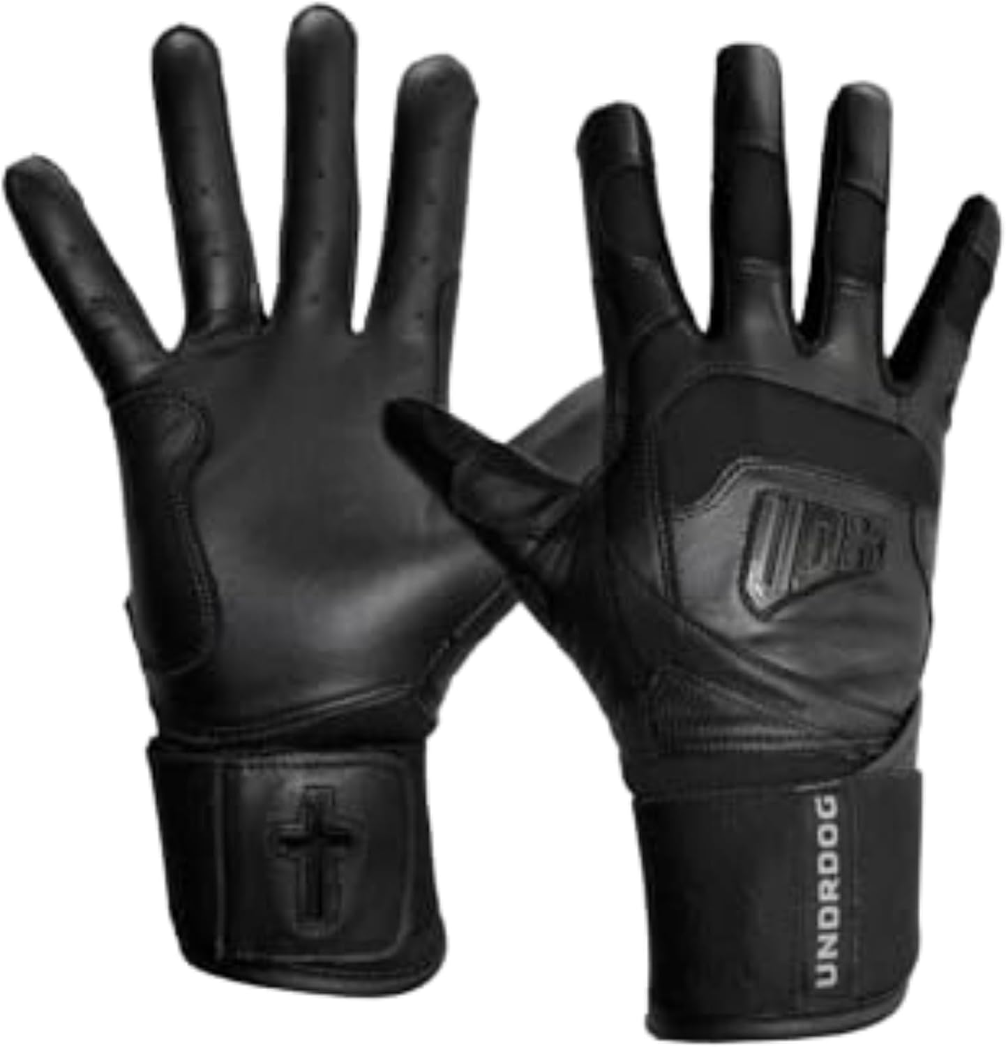 Undrdog Athletix Batting Gloves - Long-Cuff - Adult and Youth Christian Softball Baseball Batting Gloves Designed to Glorify God