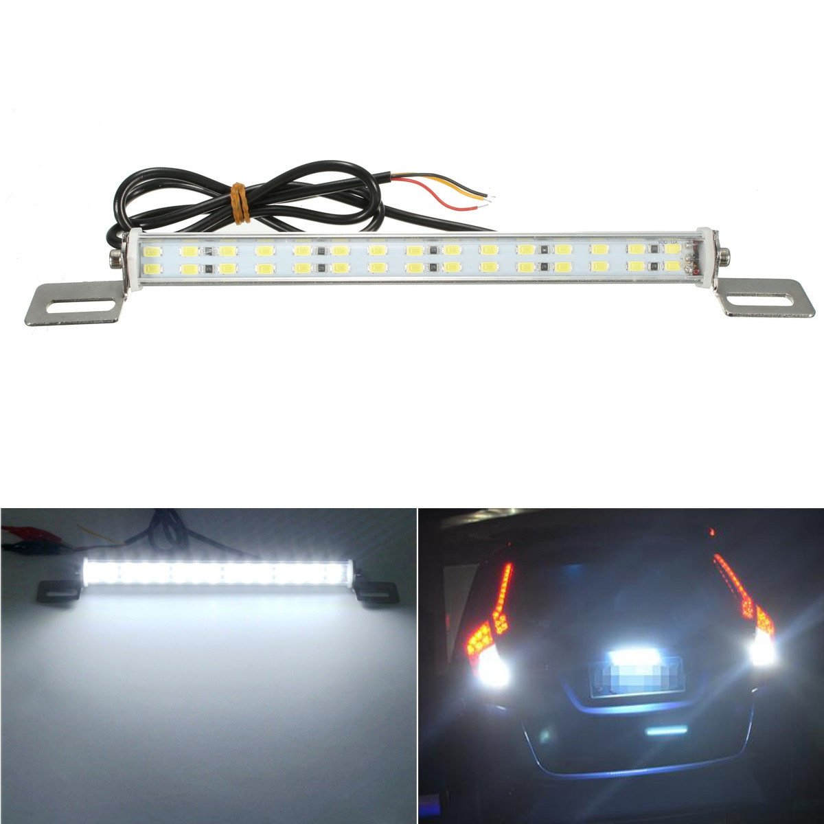 Luce Targa A LED 12V Per Moto, Bianca Ad Alta Luminosità – Design Mini In Lega Alluminio T6061, 50.000 Ore Durata