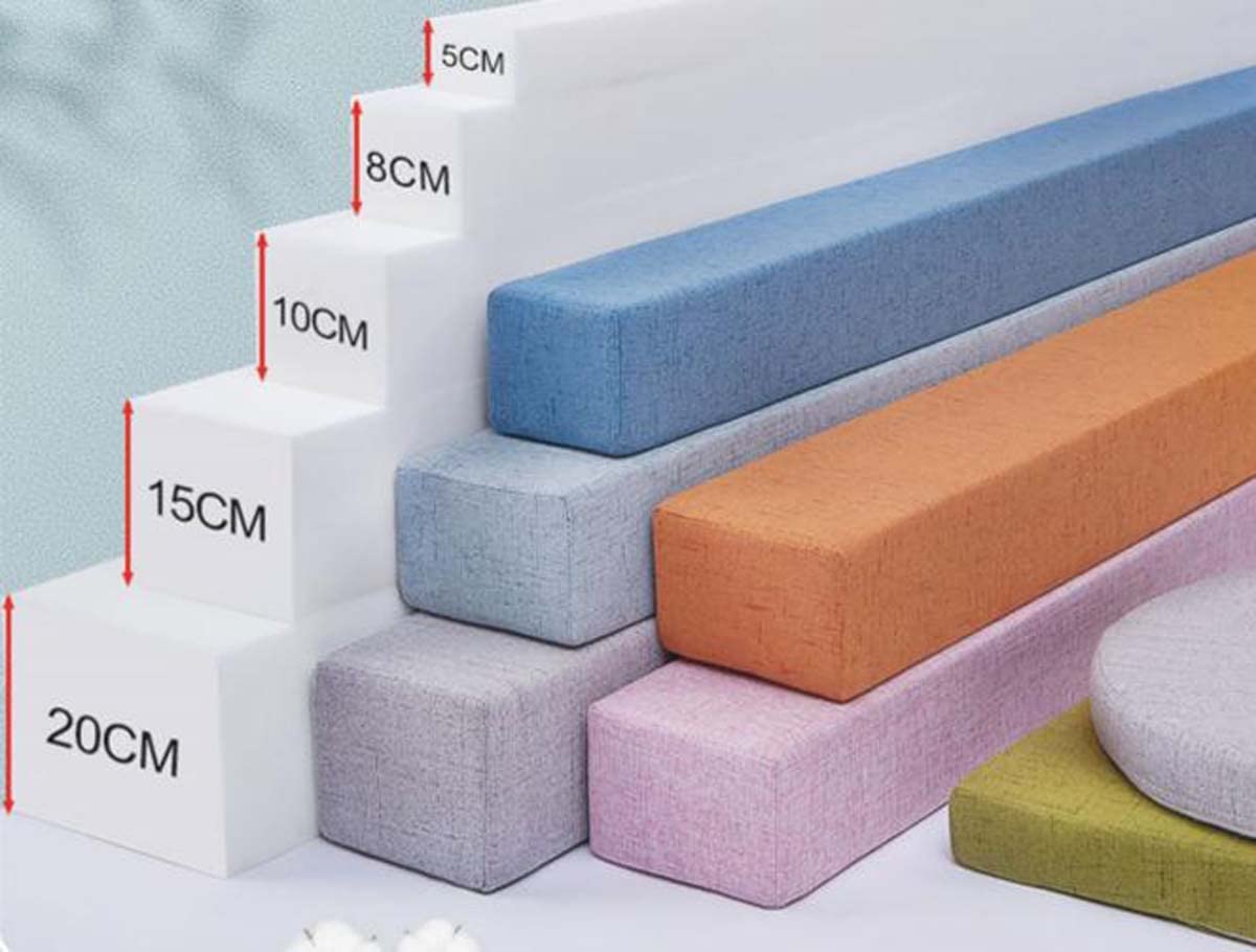 Bed Pillow for Headboard 70x3x3 Inch Long Bed Gap Filler for Single/Double/King Bed, Soft Foam Gap Filler Headboard Bed Bedside Protection Cushion, Armrest Pillow