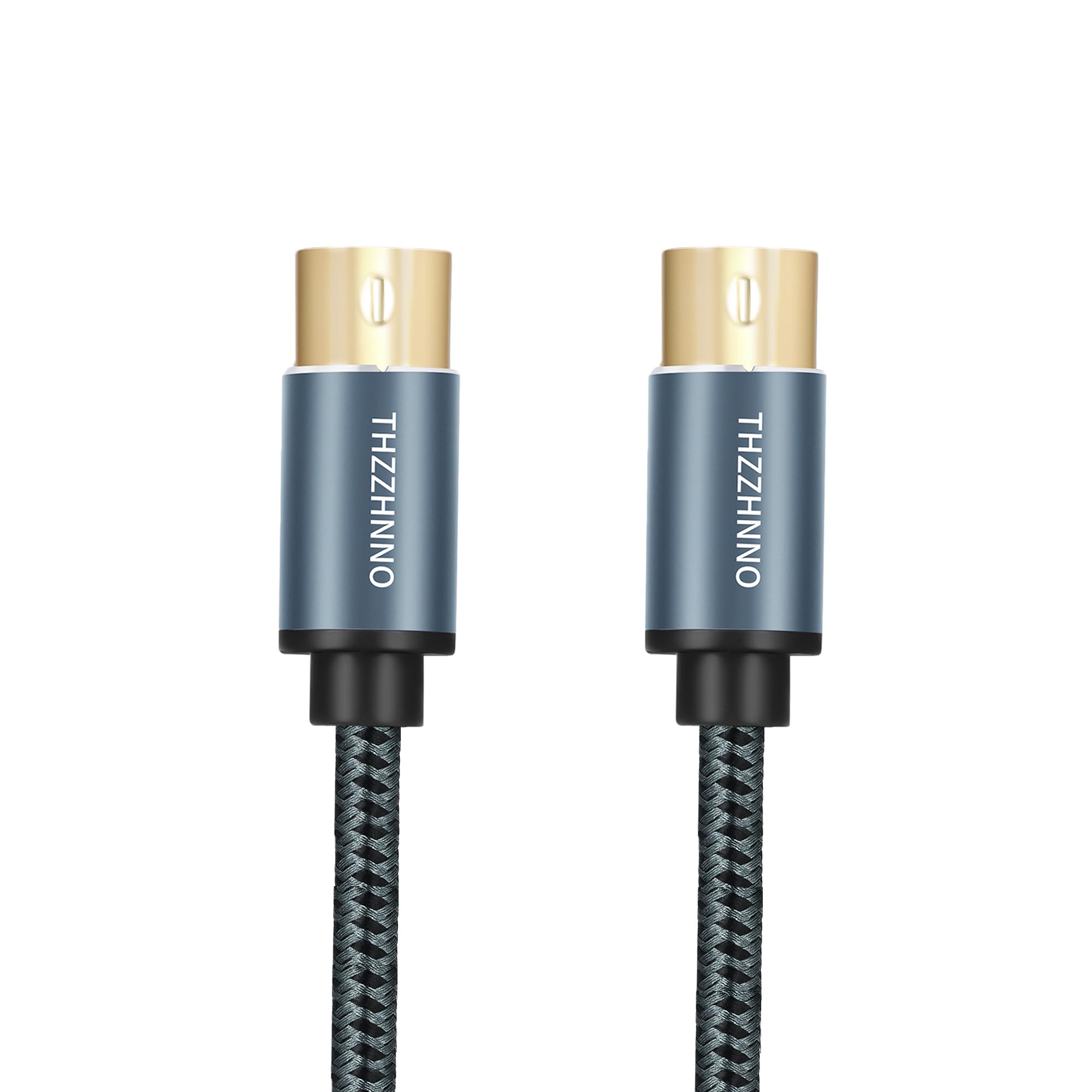 Câble MIDI mâle vers mâle 5 broches 5 M compatible avec piano électronique, tambour électronique
