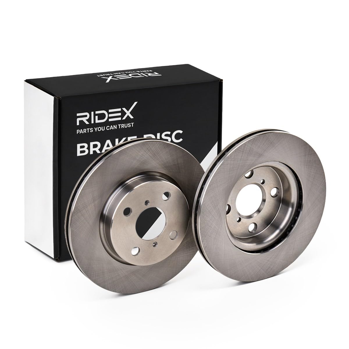 RIDEX 82B0076 2x Disco freno Anteriore senza viti/bulloni Compatibilità con TOYOTA Yaris Hatchback P9