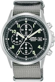 Lorus RM349JX9 Mens Military Style Chronograph Watch (PM3129X1 Re-Issue)